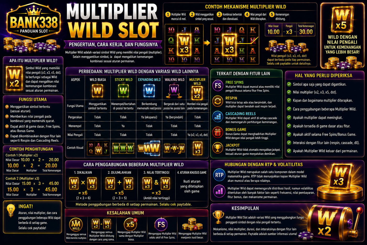 Multiplier Wild Slot: Pengertian, Cara Kerja, dan Fungsinya