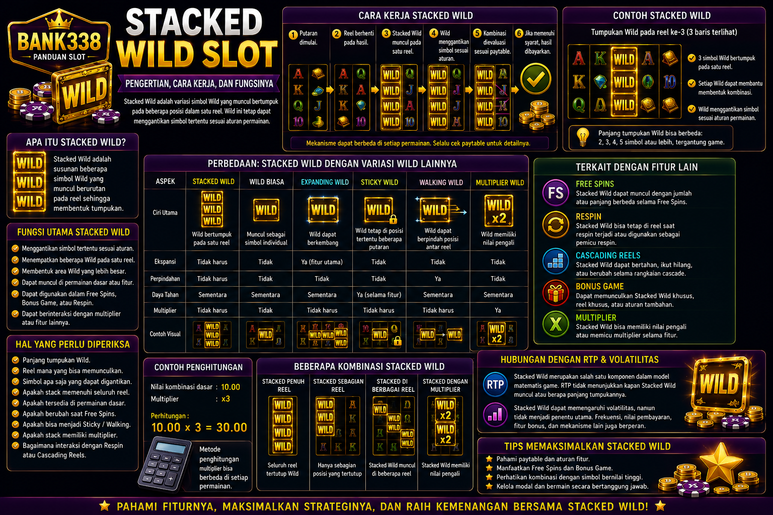 Stacked Wild Slot: Pengertian, Cara Kerja, dan Fungsinya